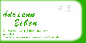 adrienn eiben business card